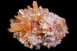 Orange Creedite Crystal Cluster - Durango, Mexico #79370-1